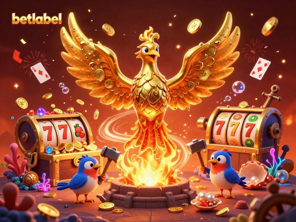 Experience slots and games at BetLabel Casino with golden visuals and engaging dynamics.