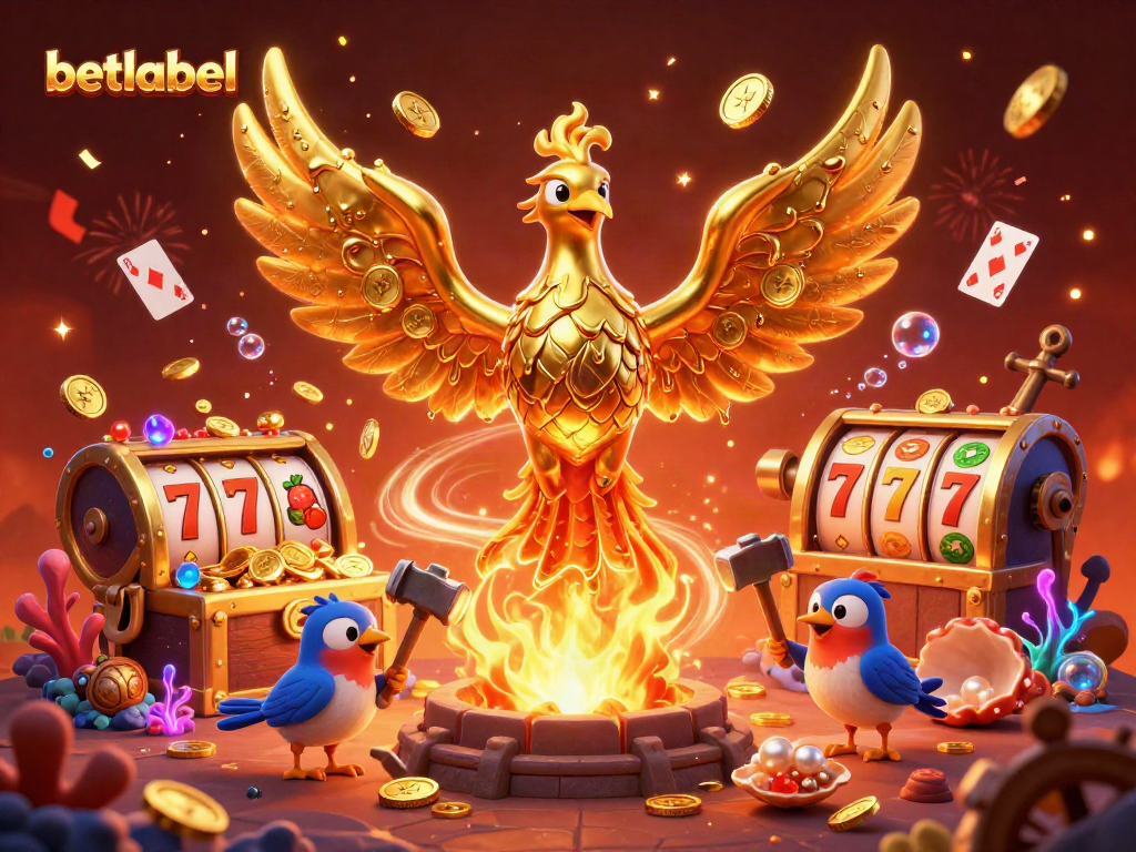 Experience slots and games at BetLabel Casino with golden visuals and engaging dynamics.