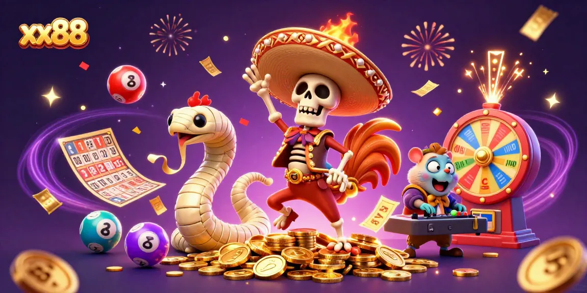 Engage in vibrant games at xx88 Casino with dynamic fun and colorful lottery elements.