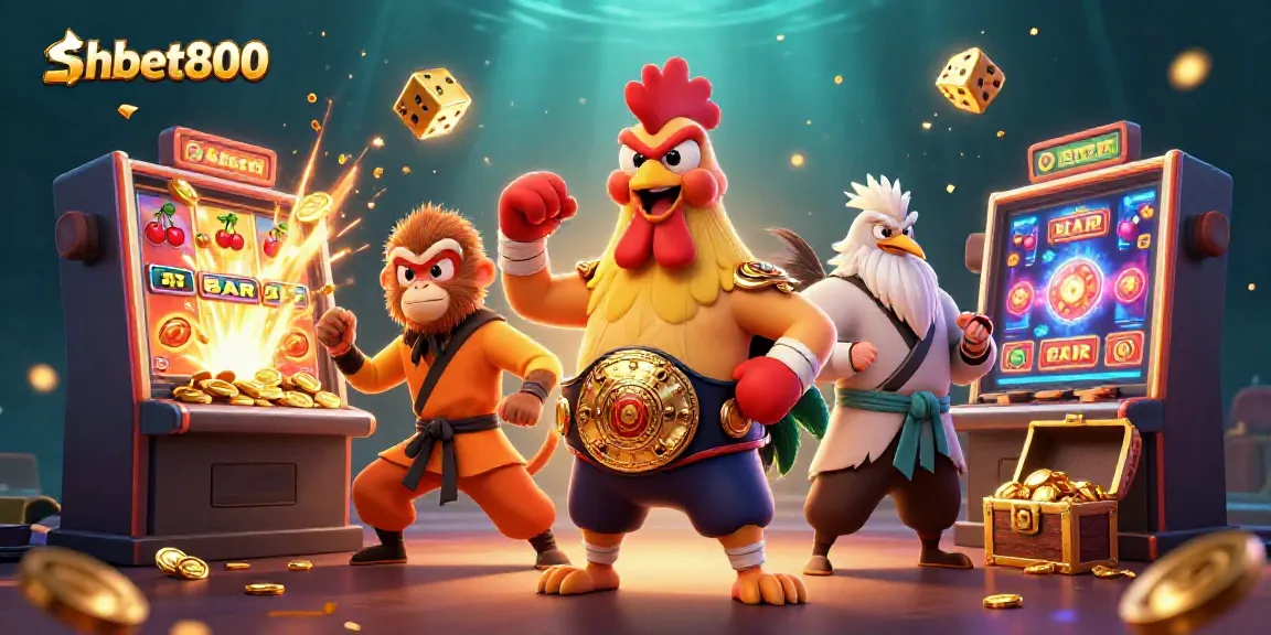Engage in thrilling gaming at shbet800 with a vibrant casino scene featuring dynamic characters.